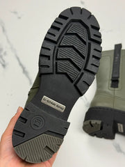 G-Star RAW Kafey PFM HGH Damen Leder Boots Schwarz Olivgrün Gr. 36
