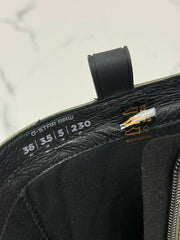 G-Star RAW Kafey PFM HGH Damen Leder Boots Schwarz Olivgrün Gr. 36
