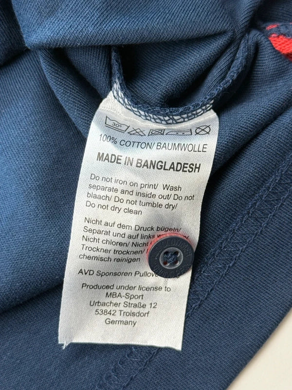 AvD Oldtimer Grand Prix 2018 Langarm Poloshirt Dunkelblau Gr. XS 100% Baumwolle