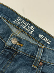 Levi’s Signature Herren Jeans Blau W36 L32 Relaxed Fit Stretch