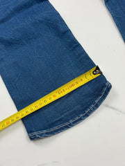 G-Star Damen Jeans Blau Gr. S W27 Bootcut 98% Baumwolle Made in Italy