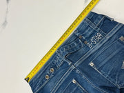 G-Star Damen Jeans Blau Gr. S W27 Bootcut 98% Baumwolle Made in Italy