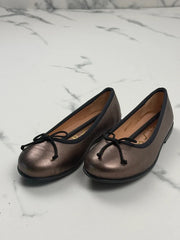 Unisa Kinder Ballerinas Pyrite Lightmetal Leder Gr. 34 Neu mit Etikett