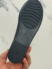 Unisa Kinder Ballerinas Pyrite Lightmetal Leder Gr. 34 Neu mit Etikett