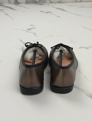 Unisa Kinder Ballerinas Pyrite Lightmetal Leder Gr. 34 Neu mit Etikett