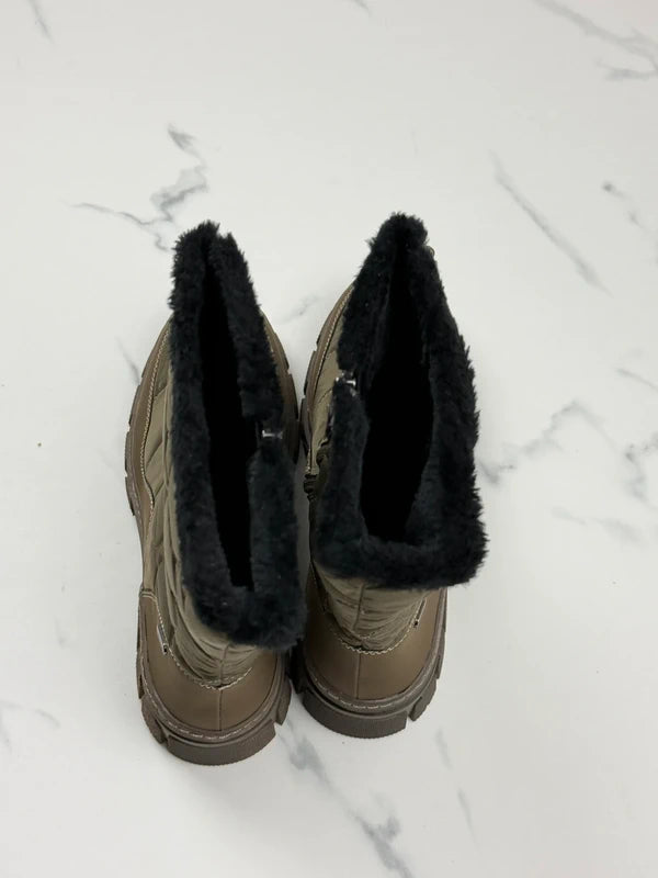 Marco Tozzi Damen Winterstiefel Khaki Neu