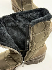 Marco Tozzi Damen Winterstiefel Khaki Neu
