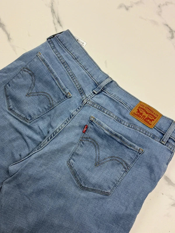 Levi’s Classic Straight Damen Jeans Hellblau Gr. L W31 L30 Stretch