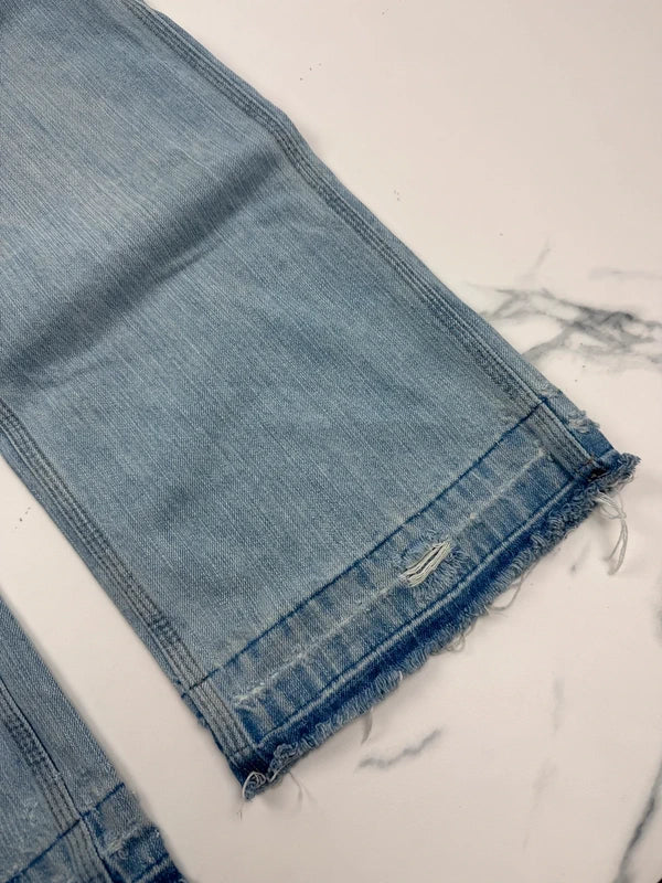 Levi’s 518 Damen Jeans Hellblau Gr. M W29 L29 Straight Fit 100% Baumwolle