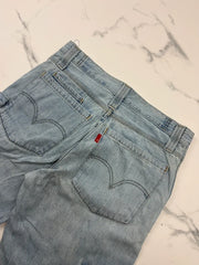 Levi’s 518 Damen Jeans Hellblau Gr. M W29 L29 Straight Fit 100% Baumwolle