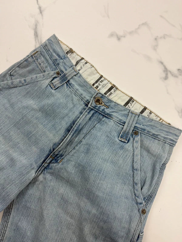 Levi’s 518 Damen Jeans Hellblau Gr. M W29 L29 Straight Fit 100% Baumwolle