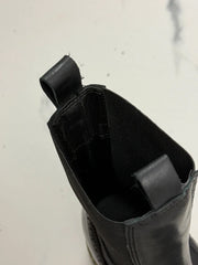 Inuovo Damen Chelsea Boots Leder Schwarz Gr. 41