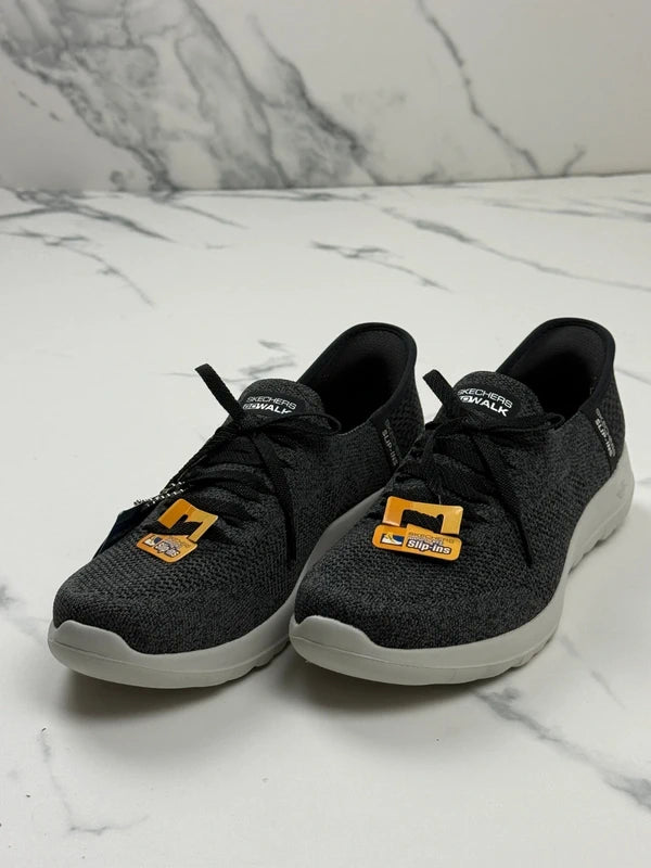 Skechers Slip-ins GO WALK Joy Abby Damen Sneaker Schwarz Gr. 38,5 Neu mit Etikett