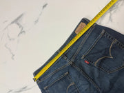 Levi’s Damen Jeans Dunkelblau Gr. M W29 L30 Mid Rise Skinny Stretch