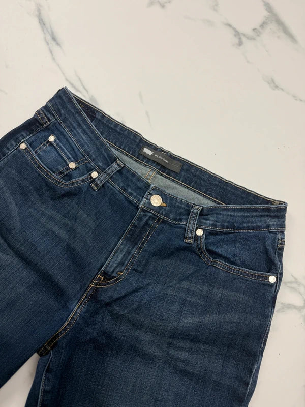 Levi’s Damen Jeans Dunkelblau Gr. M W29 L30 Mid Rise Skinny Stretch
