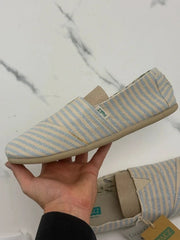 PAEZ Gum Original Classic Surfy Lurex Damen Espadrilles Hellblau Beige Gr. 41