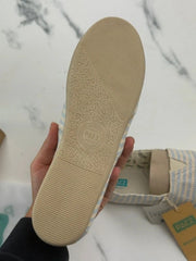 PAEZ Gum Original Classic Surfy Lurex Damen Espadrilles Hellblau Beige Gr. 41