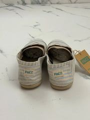 PAEZ Gum Original Classic Surfy Lurex Damen Espadrilles Hellblau Beige Gr. 41