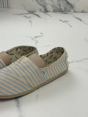 PAEZ Gum Original Classic Surfy Lurex Damen Espadrilles Hellblau Beige Gr. 41