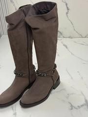 Inuovo Damen Stiefel Braun Leder Gr. 39 Neu