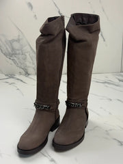 Inuovo Damen Stiefel Braun Leder Gr. 39 Neu