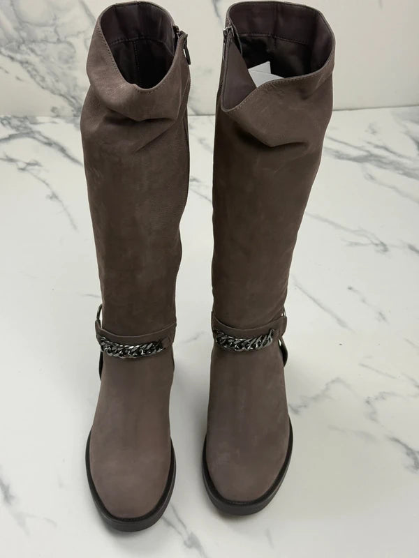 Inuovo Damen Stiefel Braun Leder Gr. 39 Neu