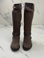 Inuovo Damen Stiefel Braun Leder Gr. 39 Neu