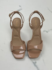 ALDO Sake Damen Sandalen mit Absatz Nude Braun Gr. 38,5 Neu