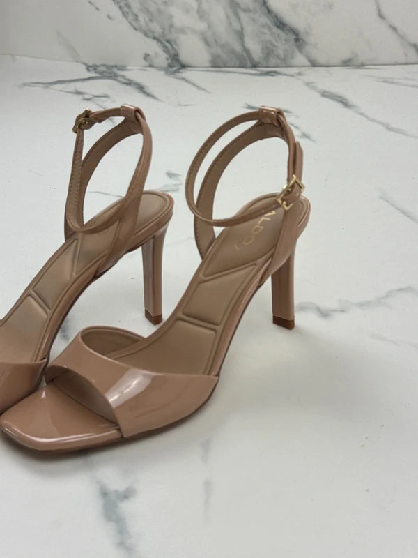 ALDO Sake Damen Sandalen mit Absatz Nude Braun Gr. 38,5 Neu