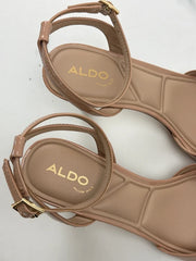 ALDO Sake Damen Sandalen mit Absatz Nude Braun Gr. 38,5 Neu