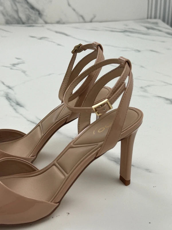 ALDO Sake Damen Sandalen mit Absatz Nude Braun Gr. 38,5 Neu