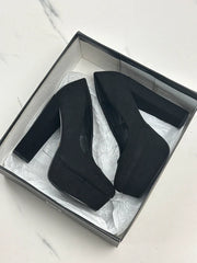 Primadonna Collection Damen Pumps Schwarz Plateau High Heels Gr. 36