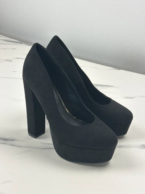Primadonna Collection Damen Pumps Schwarz Plateau High Heels Gr. 36