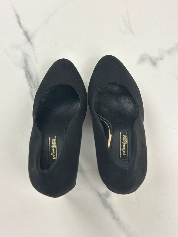 Primadonna Collection Damen Pumps Schwarz Plateau High Heels Gr. 36