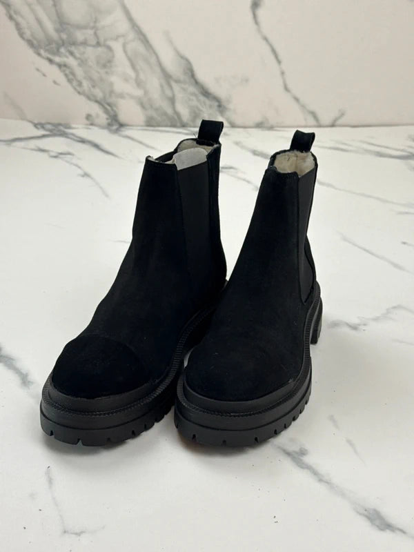 Billi Bi Copenhagen Damen Chelsea Boots Schwarz Wildleder Gr. 39