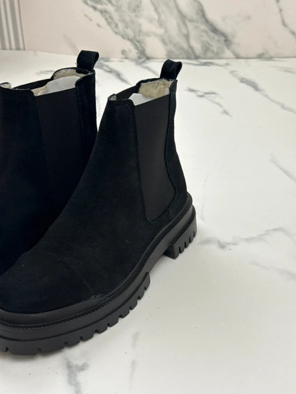 Billi Bi Copenhagen Damen Chelsea Boots Schwarz Wildleder Gr. 39