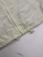 Ellesse Damen Vintage Jacke Creme Gr. L Nylon Logo Retro