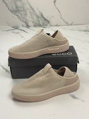 ECCO Street Tray W Damen Slip-On Sneaker Beige Leder Gr. 41 Neu