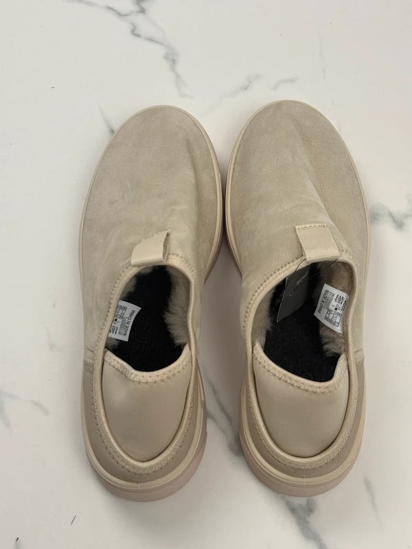 ECCO Street Tray W Damen Slip-On Sneaker Beige Leder Gr. 41 Neu
