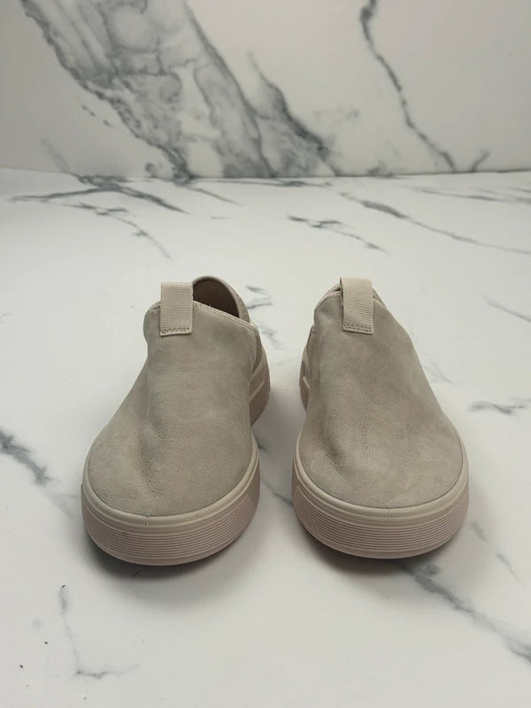 ECCO Street Tray W Damen Slip-On Sneaker Beige Leder Gr. 41 Neu