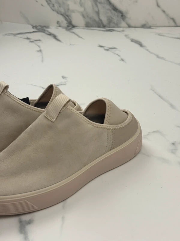 ECCO Street Tray W Damen Slip-On Sneaker Beige Leder Gr. 41 Neu