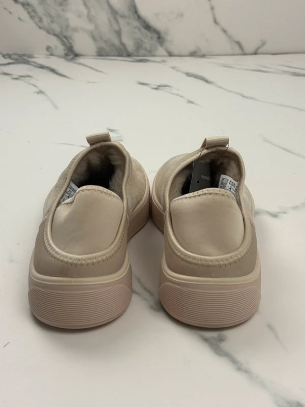 ECCO Street Tray W Damen Slip-On Sneaker Beige Leder Gr. 41 Neu