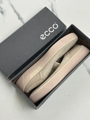 ECCO Street Tray W Damen Slip-On Sneaker Beige Leder Gr. 41 Neu