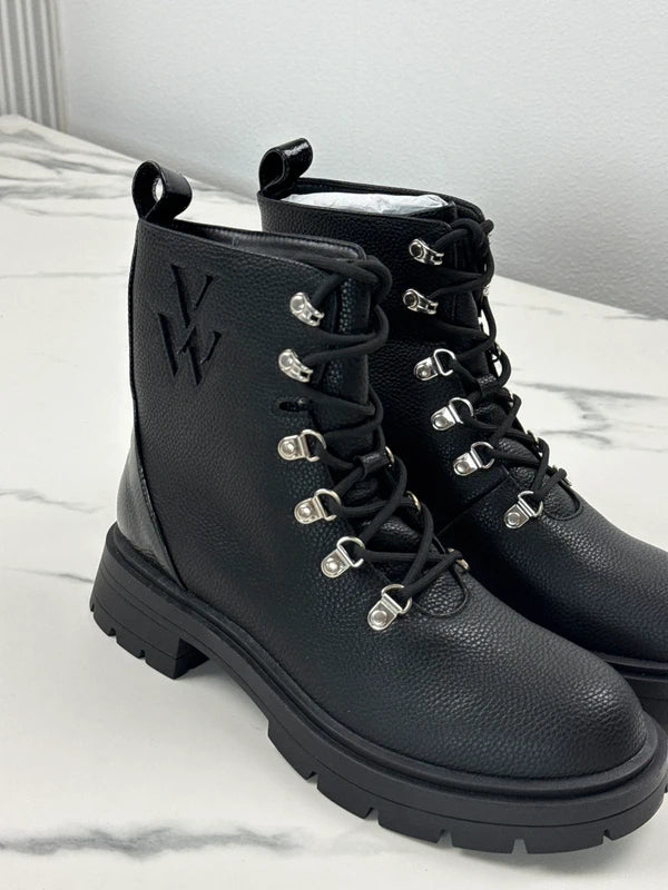 Vanessa Wu Damen Boots Schwarz Gr. 40