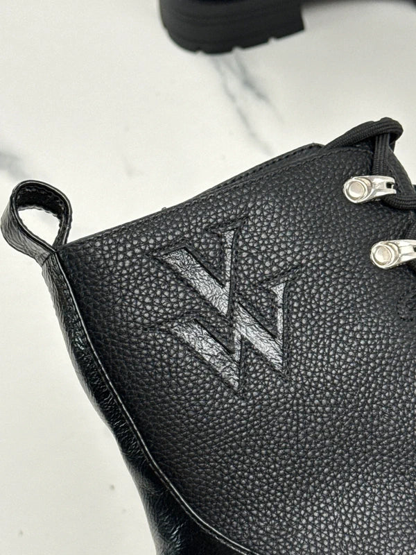 Vanessa Wu Damen Boots Schwarz Gr. 40
