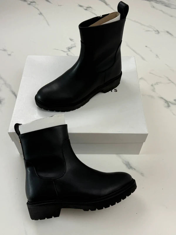 Cosmoparis Damen Leder Stiefeletten Schwarz Gr. 36 Neu