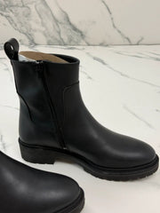 Cosmoparis Damen Leder Stiefeletten Schwarz Gr. 36 Neu