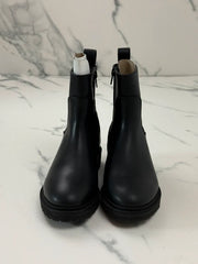Cosmoparis Damen Leder Stiefeletten Schwarz Gr. 36 Neu
