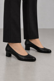Franco Fortini Damen Leder Pumps Schwarz Gr. 40
