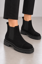 Billi Bi Copenhagen Damen Chelsea Boots Schwarz Wildleder Gr. 39